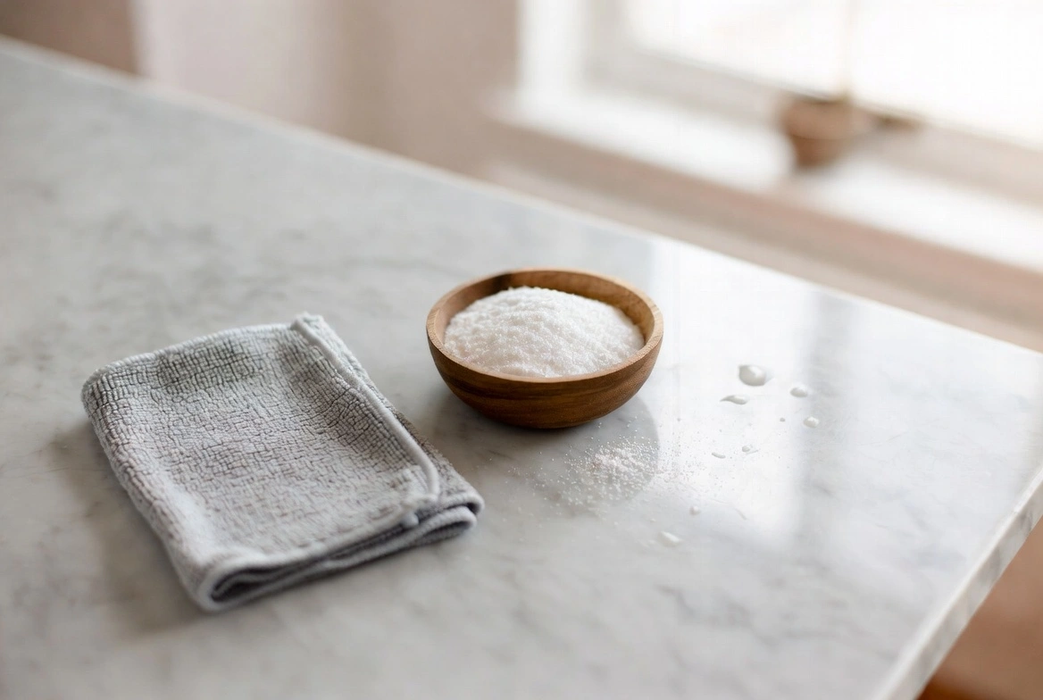 Come pulire e lucidare il marmo con ingredienti naturali